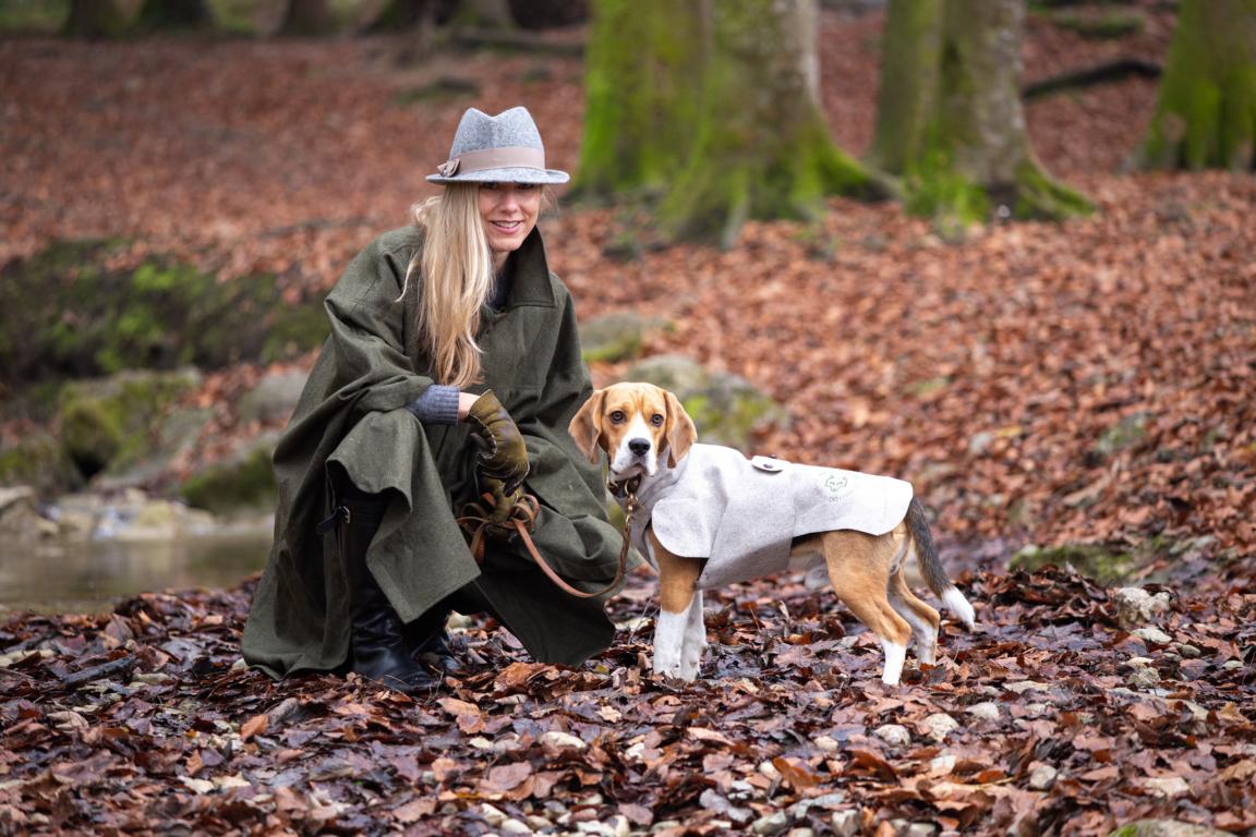 Bella's Pelerine | Loden coat dog